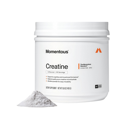 Momentous Creatine Monohydrate Powder, 5g per Serving, Unflavored