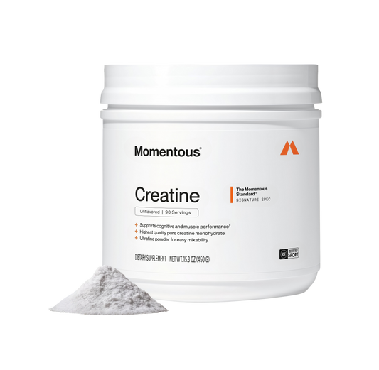 Momentous Creatine Monohydrate Powder, 5g per Serving, Unflavored