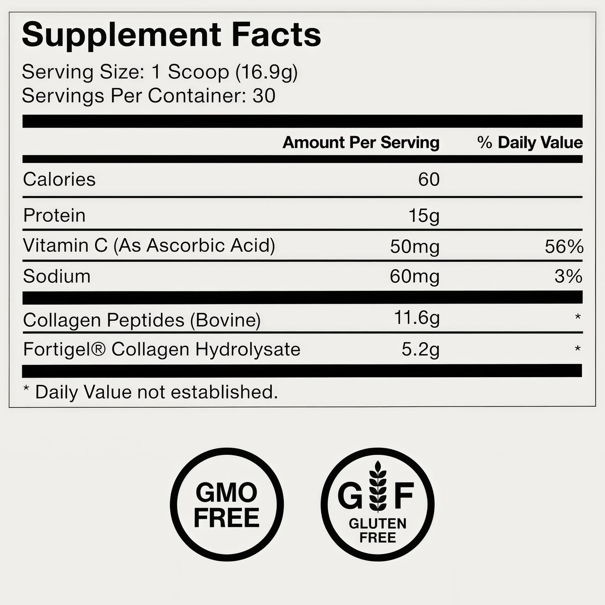 Momentous Grass-Fed Collagen Peptides Powder, Fortigel & Vitamin C