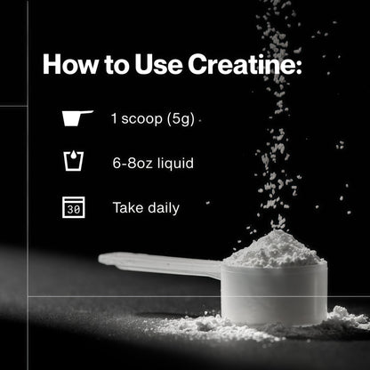 Momentous Creatine Monohydrate Powder, 5g per Serving, Unflavored