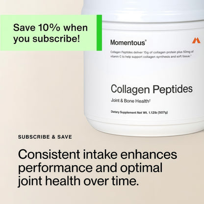 Momentous Grass-Fed Collagen Peptides Powder, Fortigel & Vitamin C